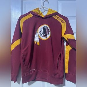 Washington redskins hoodie red and yellow